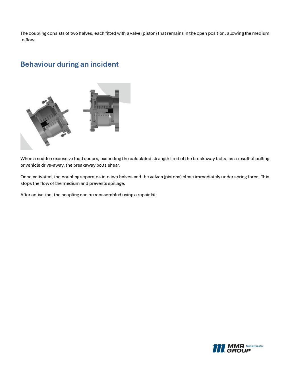 Breakaway couplings – 2