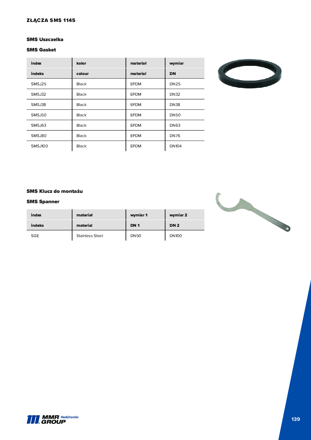 Dairy couplings – 140