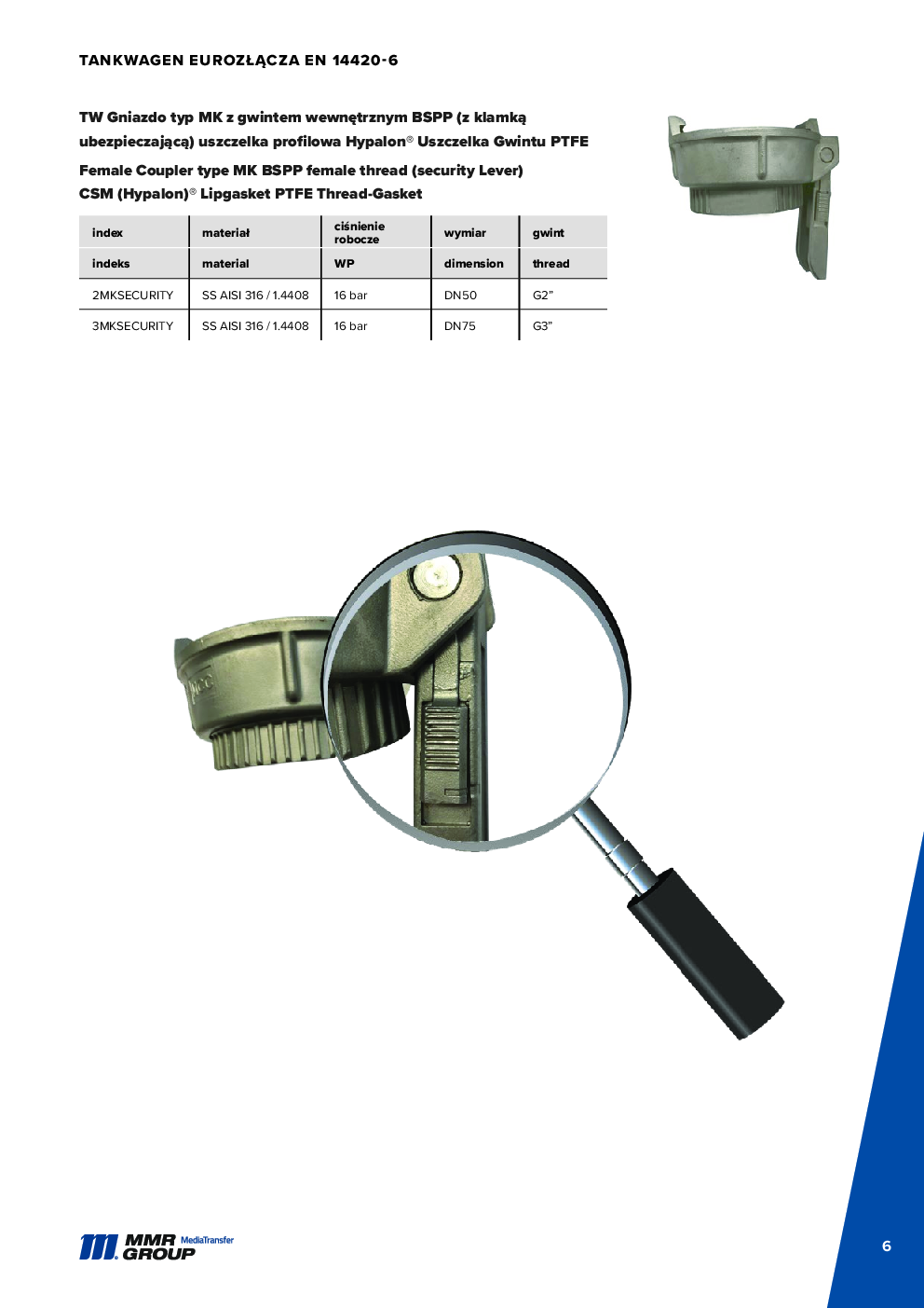 Dairy couplings – 7